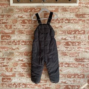 Zara Baby Snow Bib Overalls Snowboard Skiing Water Resistant Grey